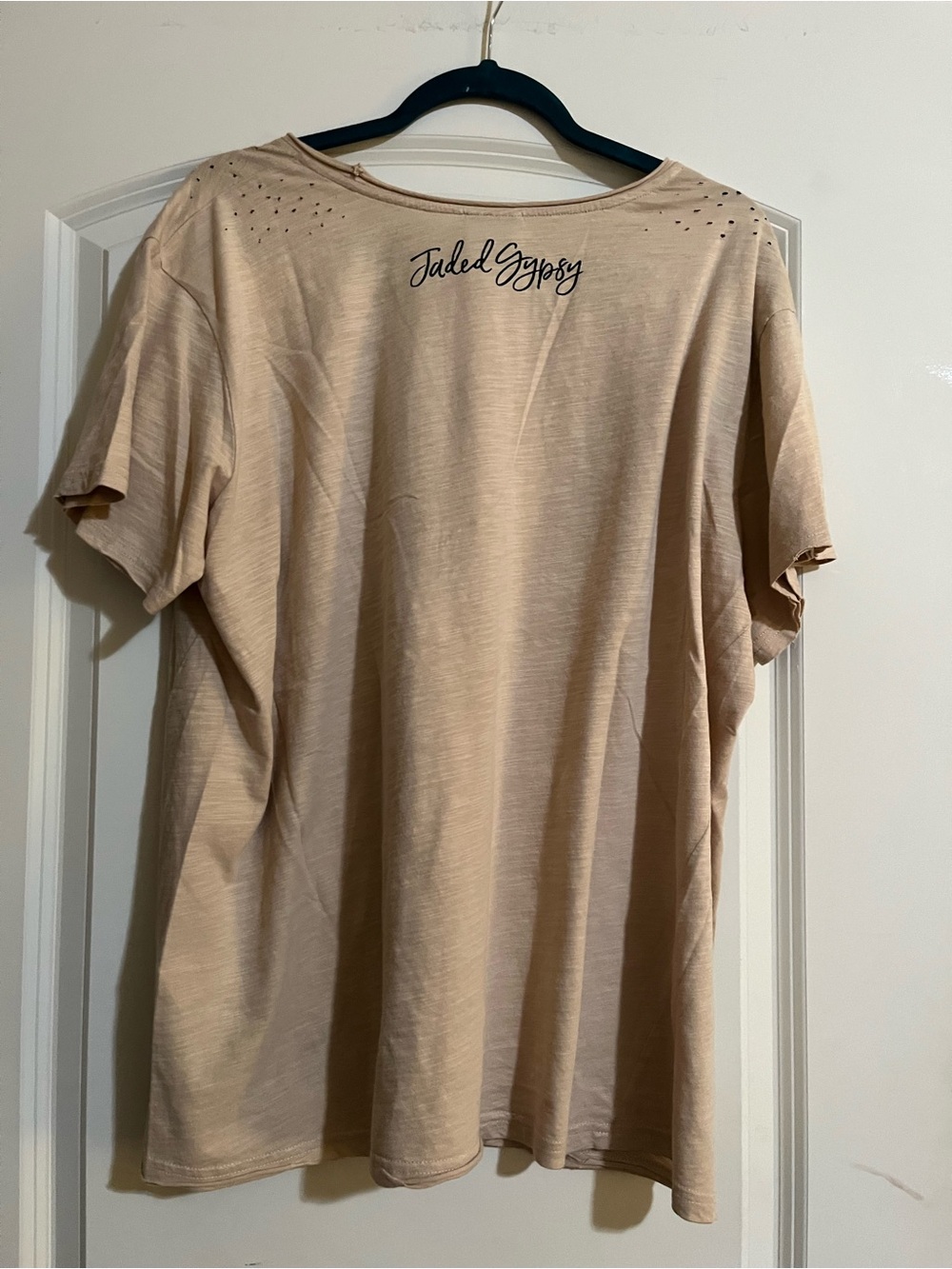 Jaded Gypsy Queen of Hearts Tee LG/XL Vintage Style with distressing - Picture 6 of 6